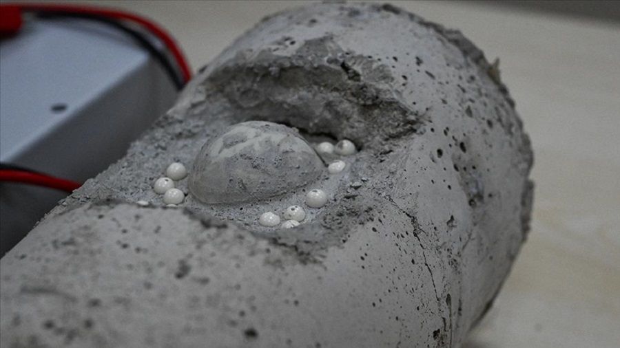 "Ak�ll� kolon" binalar�n deprem, sel ve yang�n haf�zas�n� tutarak sa�laml���n� g�sterecek