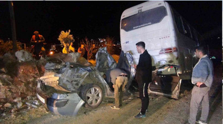 Akkuyu NGS işçilerini taşıyan otobüs kaza yaptı: 1 ölü, 21 yaralı