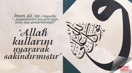 ‘Allah kullarını uyararak sakındırmıştır’