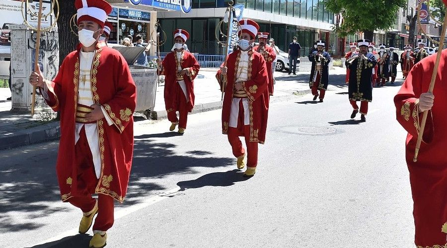 Ankara Büyükşehir Belediyesi'nden mehterli 19 Mayıs kutlaması