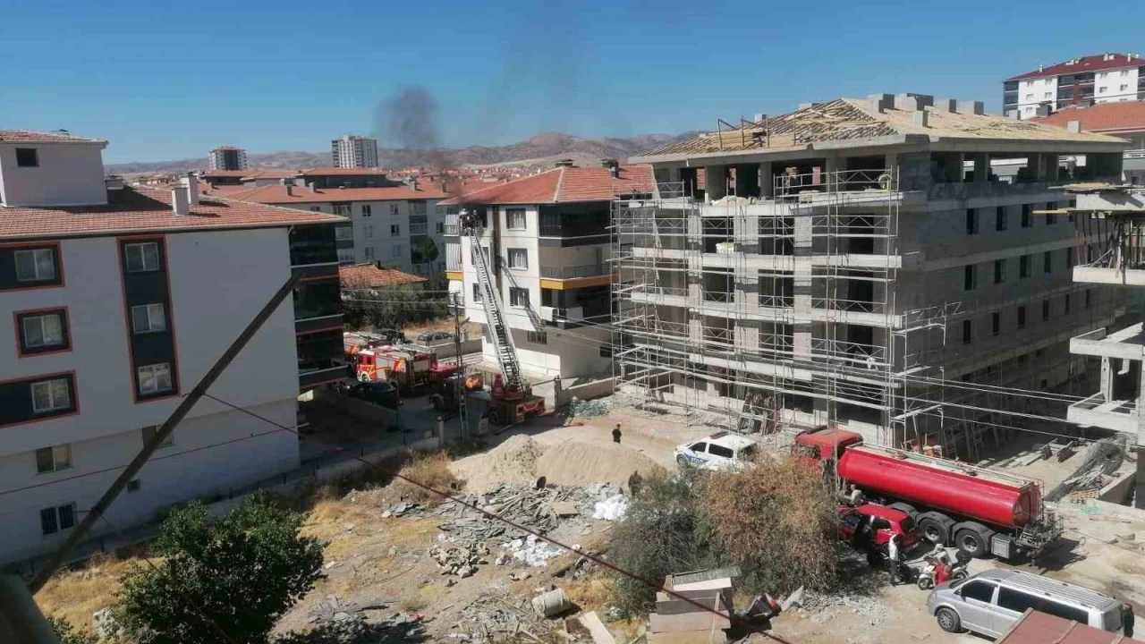 Ankara'da apartman dairesinde kan yangn kontrol altna alnd