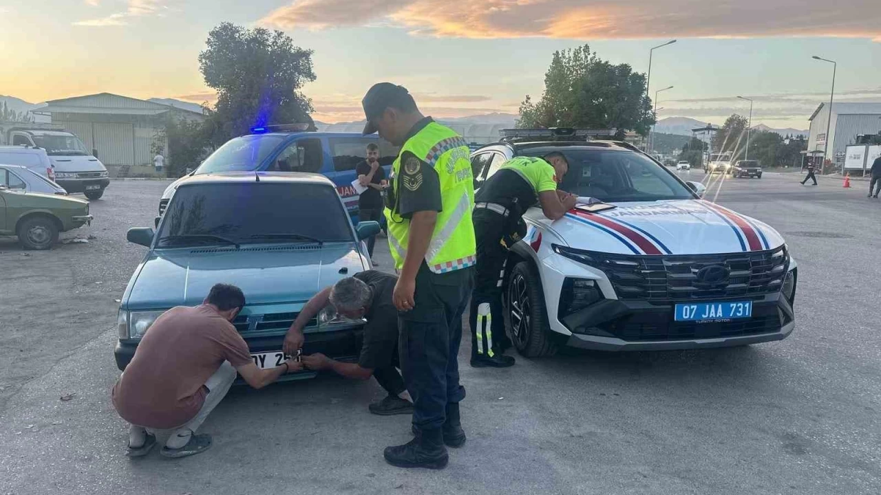 Antalya'da drift meraklısı tamircinin 'plaka kurnazlığı'