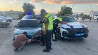 Antalya'da drift meraklısı tamircinin 'plaka kurnazlığı'