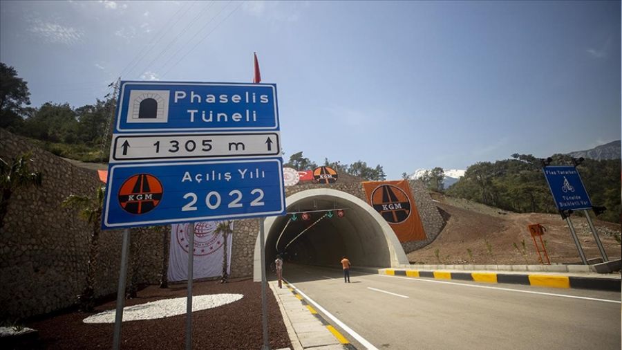 Antalya'da Phaselis Tüneli hizmete açıldı