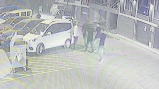Ara� ticareti silahl� kavgaya d�nd�... O anlar kamerada