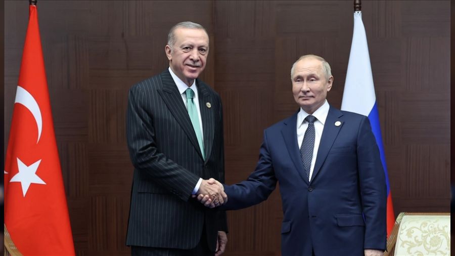 Astana'da Erdoğan - Putin buluşması