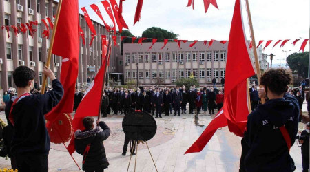 Atatürk'ün Aydın'a gelişi törenle kutlandı