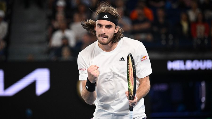 Avustralya'da ilk finalist Tsitsipas
