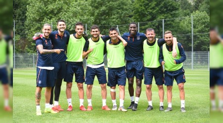 Avusturya'da neşeli antrenman