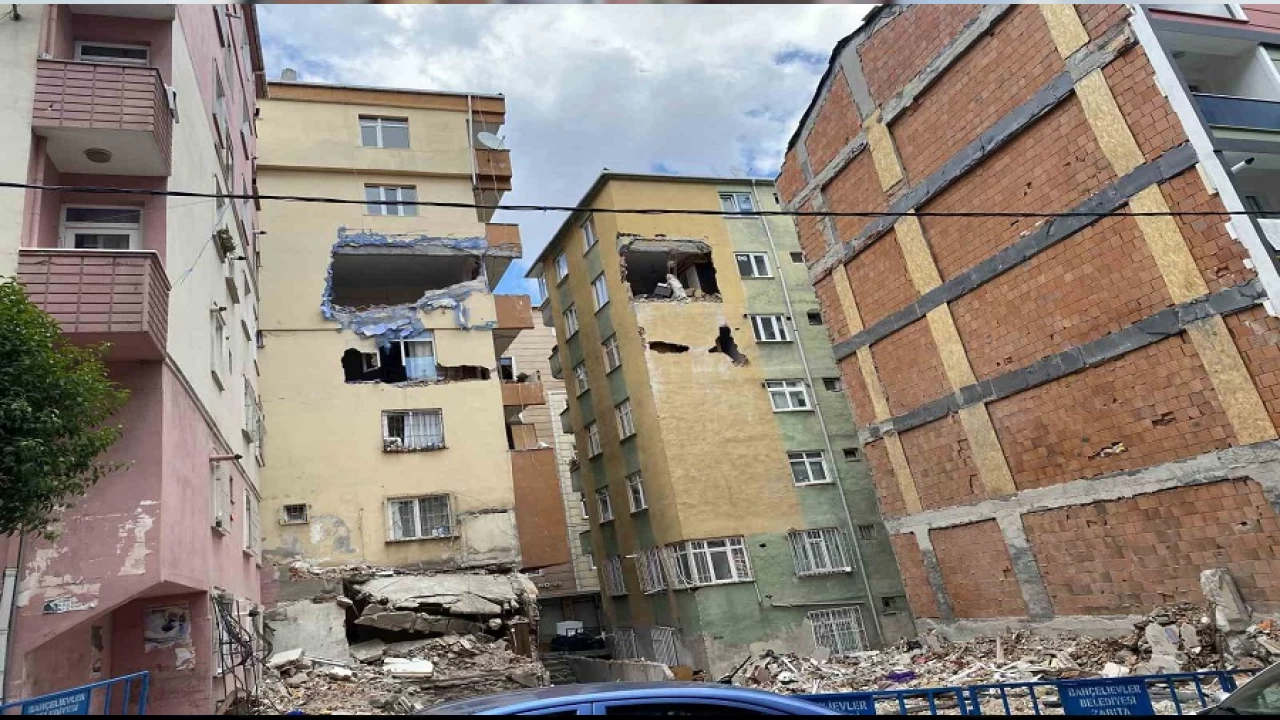 Bahçelievler'de karot alınan 5 bina tahliye ediliyor