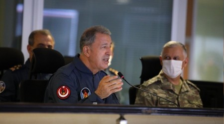 Bakan Akar'dan Doğu Akdeniz mesajı