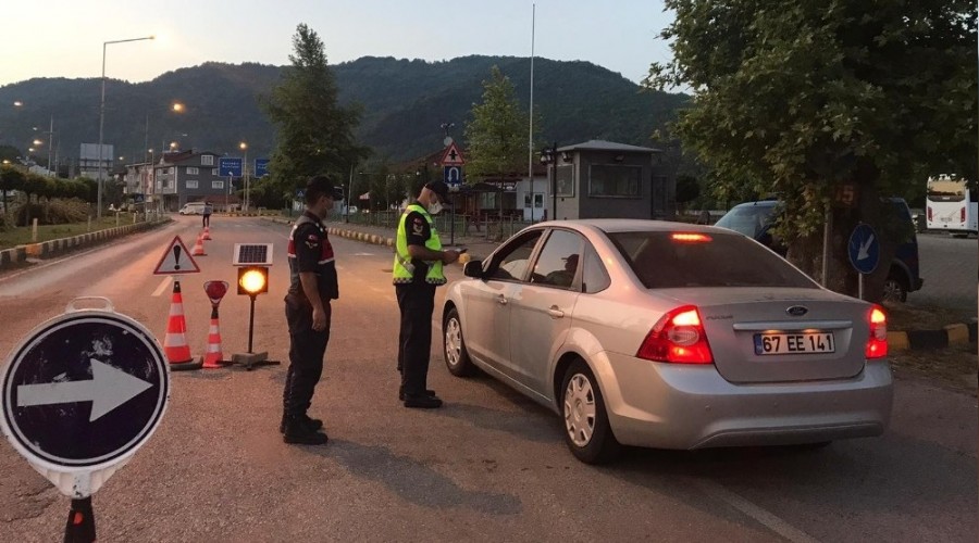 Bartın'da 20 araç trafikten men edildi