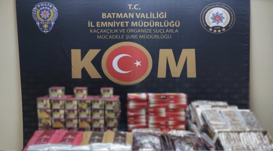 Batman'da kaaklk operasyonu: 64 gzalt