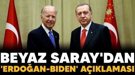 Beyaz Saray'dan 'Erdoan-Biden' aklamas
