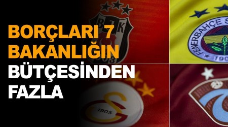 Borçları 7 bakanlığın bütçesinden fazla! 70 stat bile yapılabilir