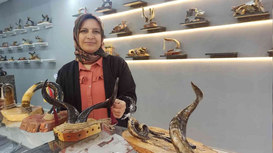 Boynuzlar süs eşyasına dönüşüyor