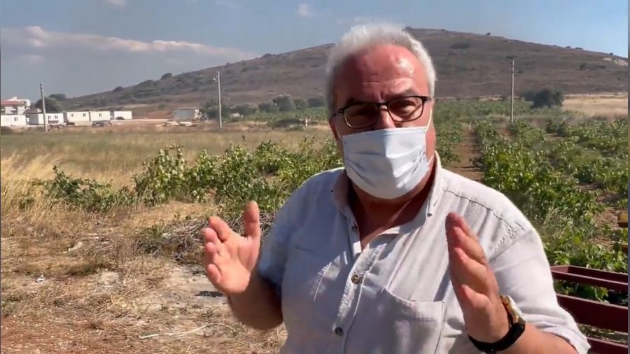 Bozcaada'daki yang�na i� makinesi sebep olmu�