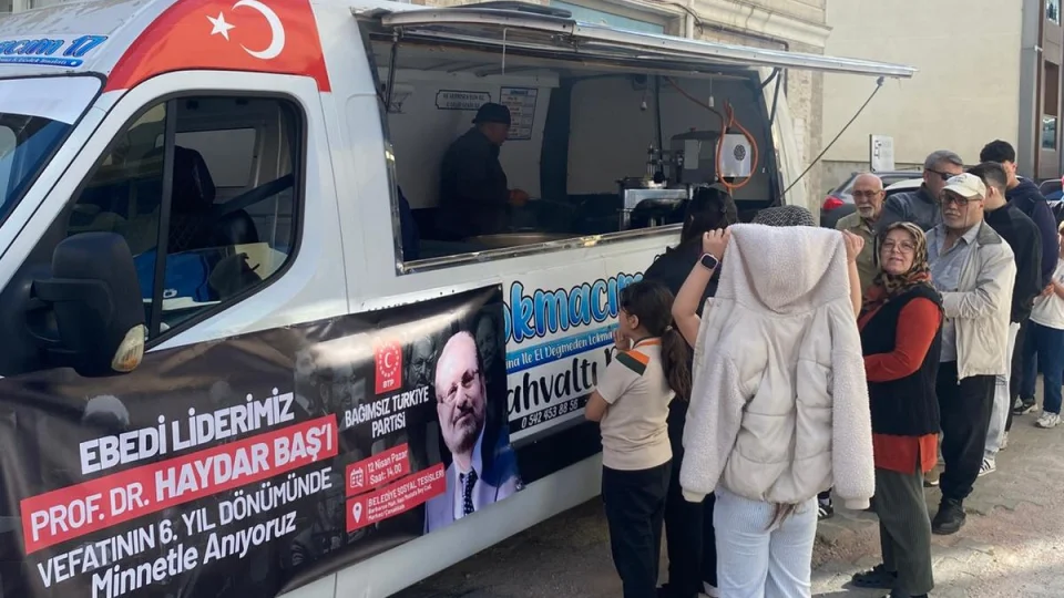 BTP, Biga'da Prof. Dr. Haydar Ba� an�s�na lokma da��tt�