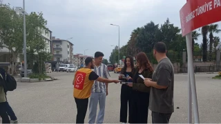 BTP Hatay �l Te�kilat� sahada: Stant ve pazar ziyaretleriyle halk�n nabz� tutuldu