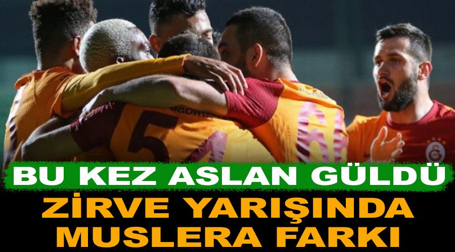 Bu kez Aslan güldü! Zirve yarışında Muslera farkı