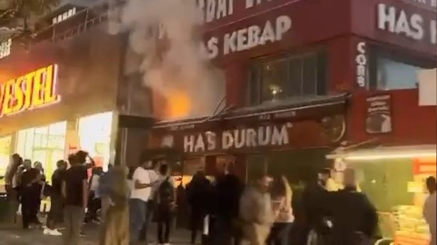 Bursa'da kebapda korkutan yangn
