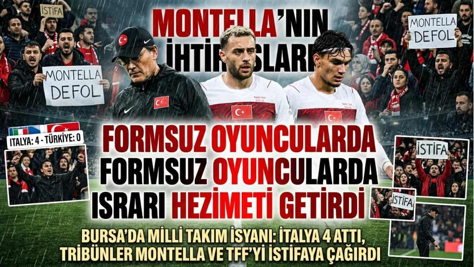 Bursa�da Milli Tak�m isyan�