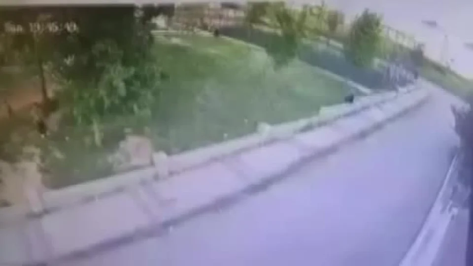 B�y�k�ekmece'deki deh�et anlar� kamerada