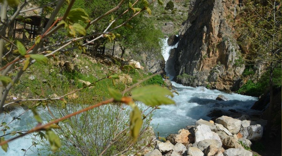 Çağlayan gibi akıyordu, kuruma noktasına geldi