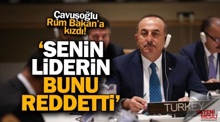 Çavuşoğlu Rum bakana cevabını verdi