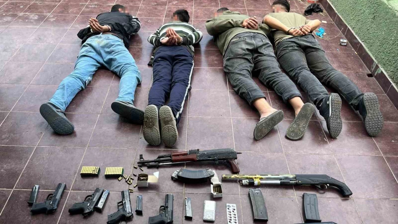 Cezaevi firarisi, uzun namlulu silahla yakalandı