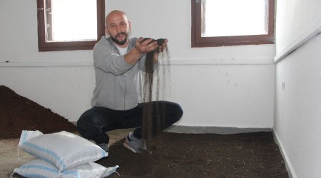 Cezaevinde solucan gübresi yetiştiriyor