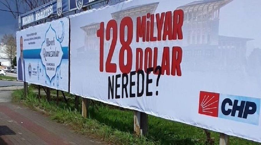 CHP'nin afi�ine soru�turma