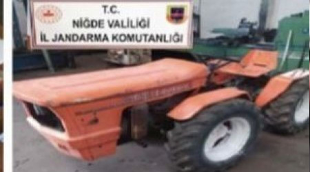 Çiftçiden çaldıkları traktörü galeriye satmışlar