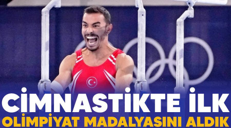 Cimnastikte ilk olimpiyat madalyasını aldık