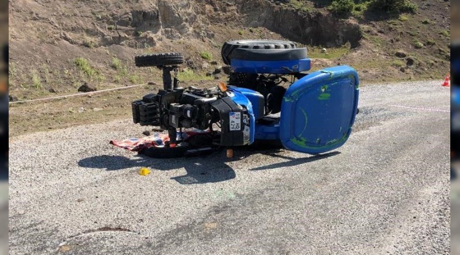 Çorum’da traktör devrildi: 1 ölü