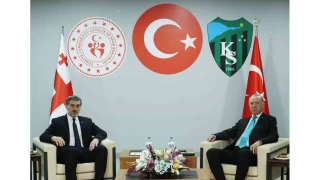 Cumhurbakan Erdoan, Grcistan Cumhurbakan Kavelavili ile bir araya geldi
