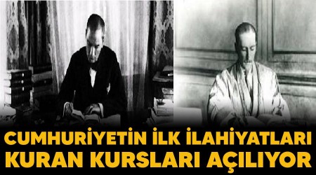 Cumhuriyetin ilk ilahiyatlar, Kuran kurslar alyor