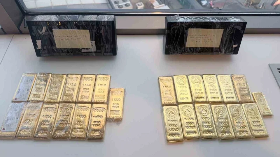 Dinamikpay operasyonunda 25,5 kilo alt�n ele ge�irildi