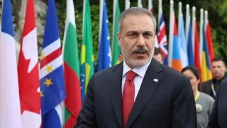 Dileri Bakan Fidan, Ukrayna Bar Zirvesi'nde konutu