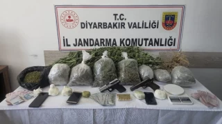 Diyarbakr'da 45 kilo esrar ele geirildi