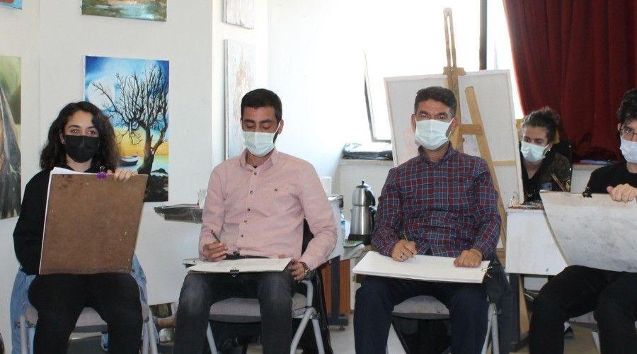 Diyarbakr'da kltr ve sanat kurslarna youn ilgi