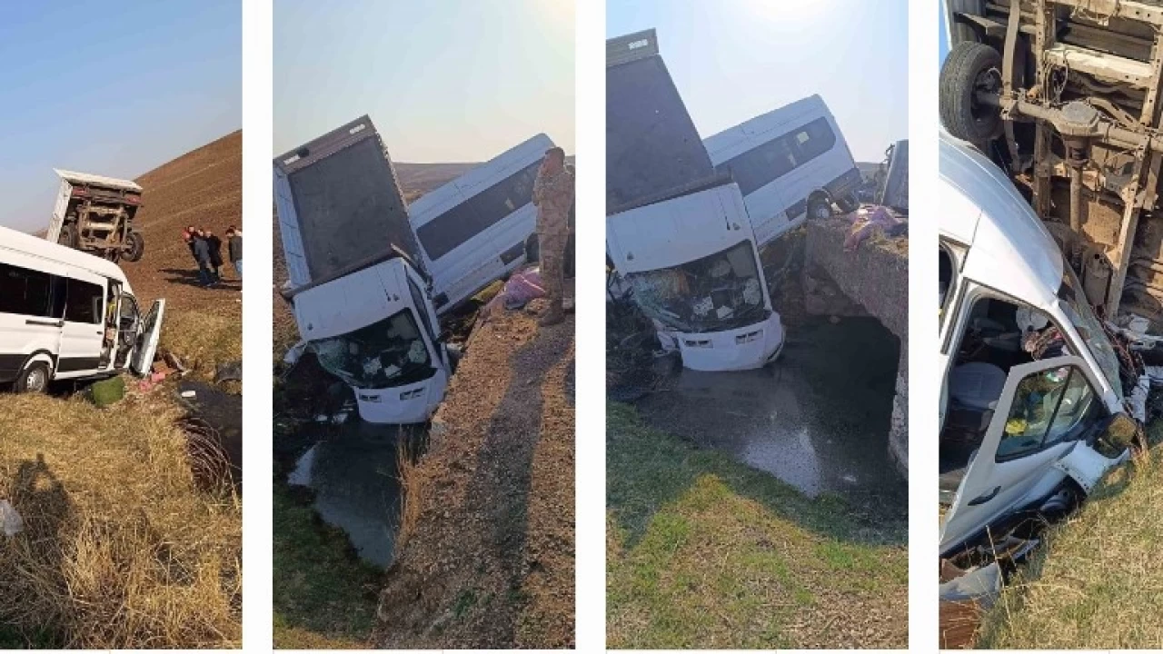 Diyarbakır'daki kazada 12'si öğretmen 14 kişi yaralandı