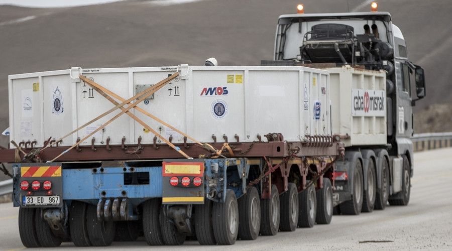 Doğu Anadolu Gözlemevi'ne kurulacak ayna Konaklı Dağına doğru yola çıktı