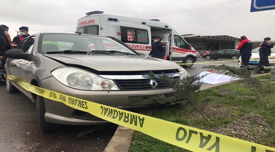 D�zce'de Ambulans otomobile �arpt�