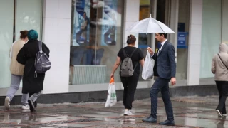 Edirne'de sağanak etkili oluyor