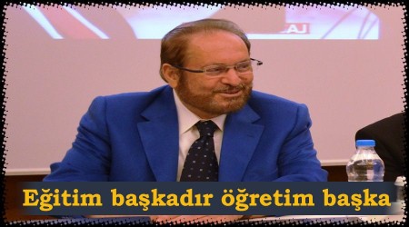 Eğitim başkadır öğretim başka
