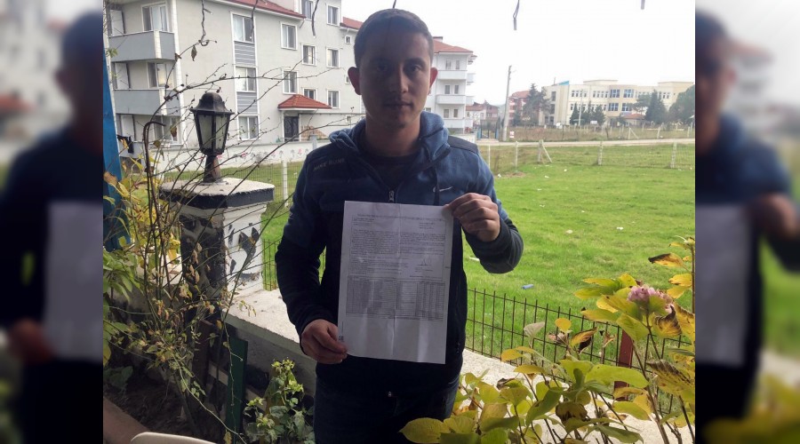 Ehliyetsiz gence 21 tarafik cezas� kesildi 