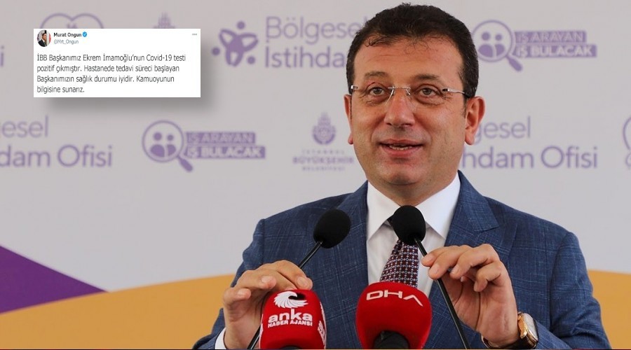 Ekrem İmamoğlu korona virüse yakalandı