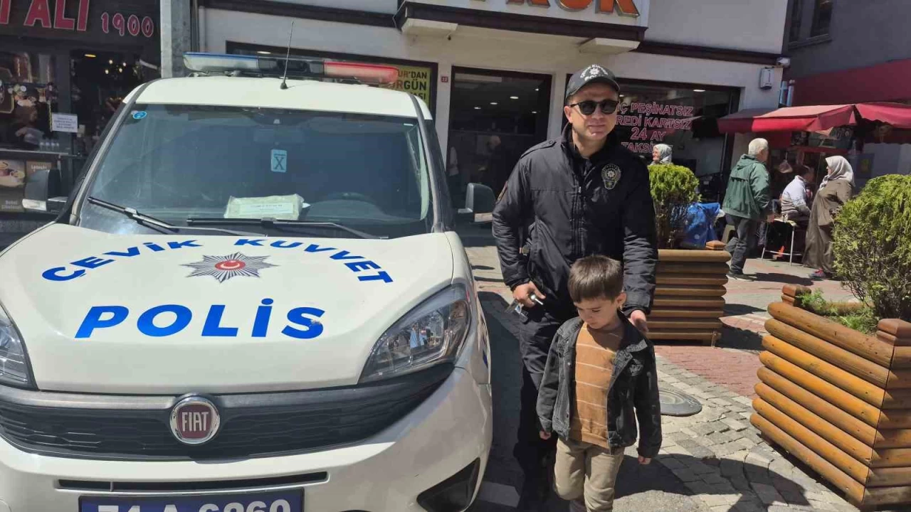 Epilepsi hastası minik Aras'ın hayali gerçek oldu