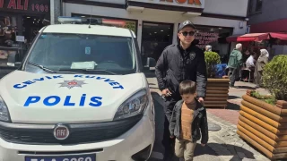 Epilepsi hastası minik Aras'ın hayali gerçek oldu